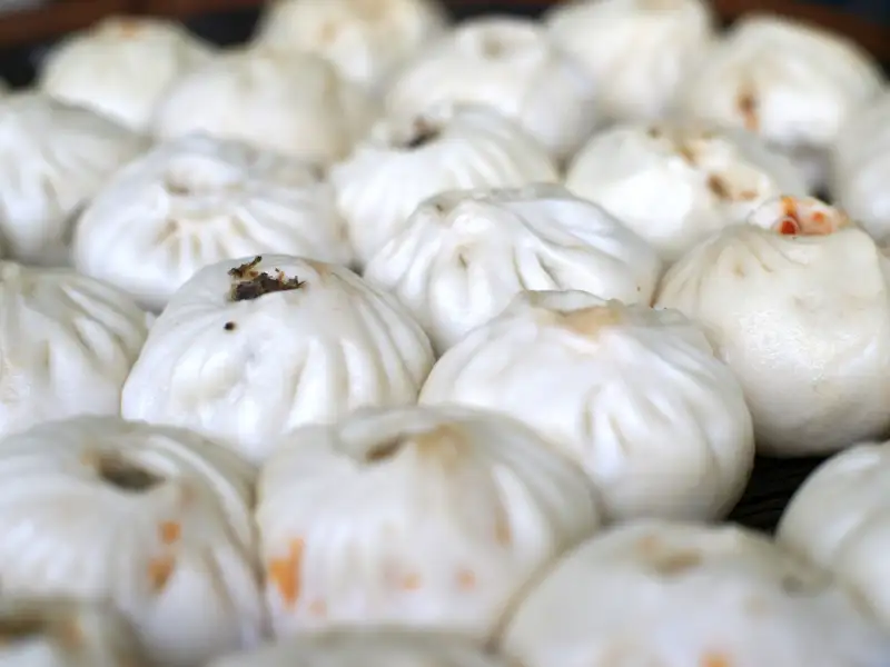 Baozi, petits pains vapeur au porc