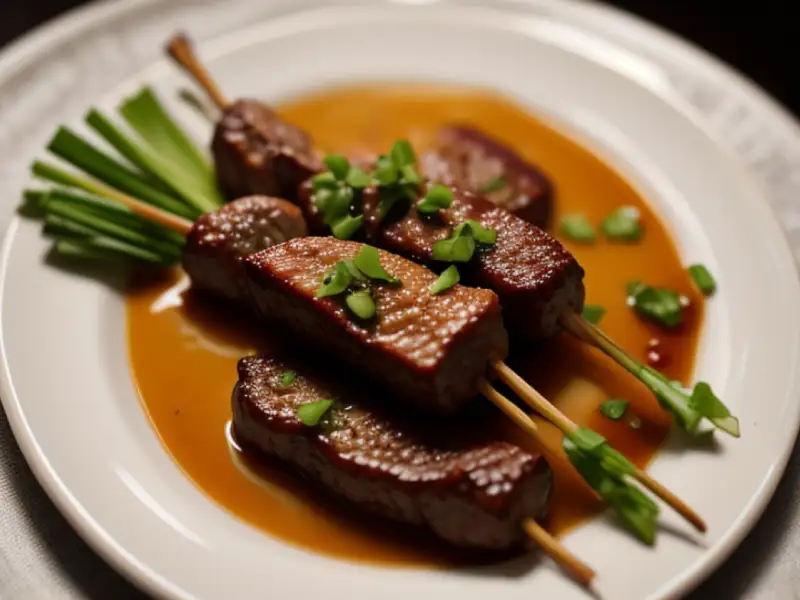 Brochettes d'agneau et rognons au sumac