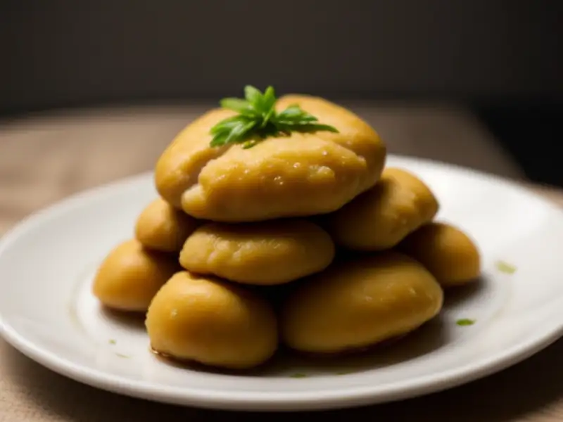 Deodeok frit, racines de codonopsis à la farine de riz gluant