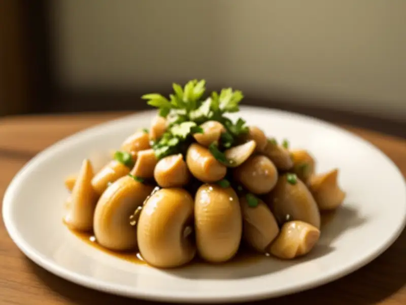 Escargots sautés aux pousses de bambou