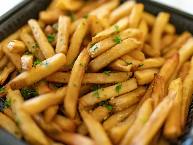 Frites maison croustillantes