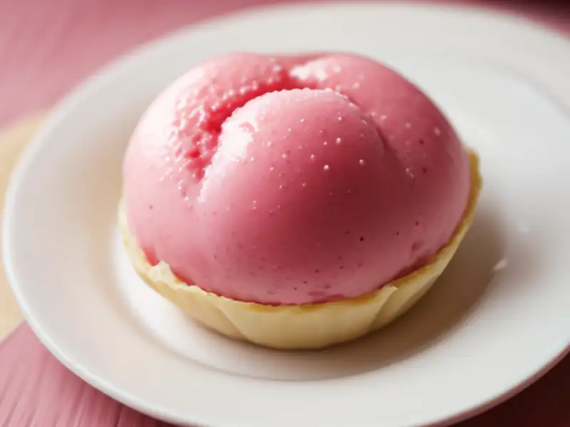 Glace aux fraises